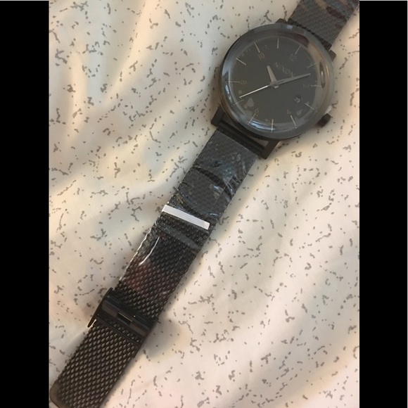 NWT Nixon Unisex The Rollo 38 SS All Black Watch - Picture 4 of 7